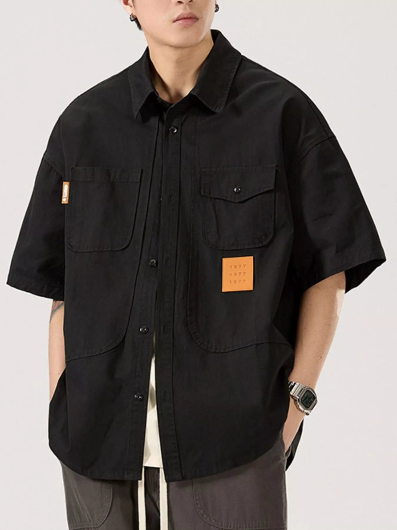 Men's Full Size Casual Short Sleeve Shirt Plus Size - DicartluzeDicartluzecc6a616b - b1de - 4887 - 80cb - 004a05298e51 - Max - Origin