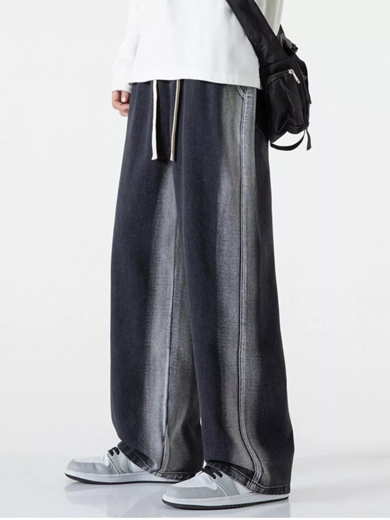 Men's Full Size Drawstring Washed Wide Leg Jeans Plus Size - DicartluzeDicartluzeac1775fd - 2767 - 4df1 - 8122 - 7b7aa606666f - Max - Origin