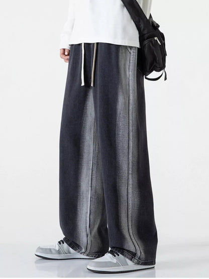 Men's Full Size Drawstring Washed Wide Leg Jeans Plus Size - DicartluzeDicartluzeac1775fd - 2767 - 4df1 - 8122 - 7b7aa606666f - Max - Origin