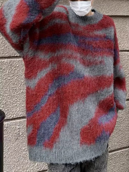 Men's Fuzzy Knit Long Sleeve Sweater - DicartluzeDicartluze7bd06422 - 969c - 4b87 - b34b - 3b97bfef8f62 - Max - Origin