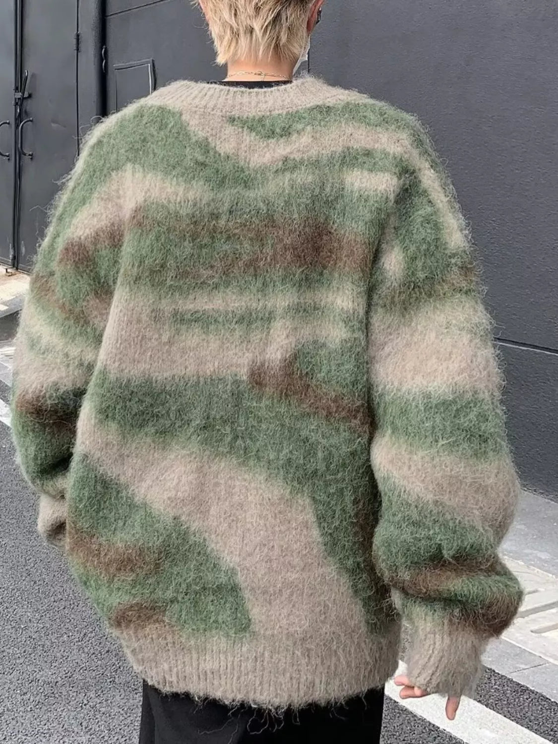 Men's Fuzzy Knit Long Sleeve Sweater - DicartluzeDicartluze5618a62a - 29be - 4f12 - 9601 - 551dd0366be6 - Max - Origin