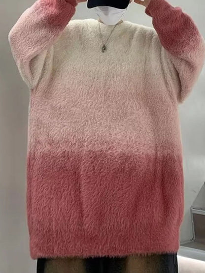 Men's Gradient Fuzzy Knit Pullover Sweater - DicartluzeDicartluze87ce1bea - c1b9 - 4d8b - 923c - d38d6846d19b - Max - Origin