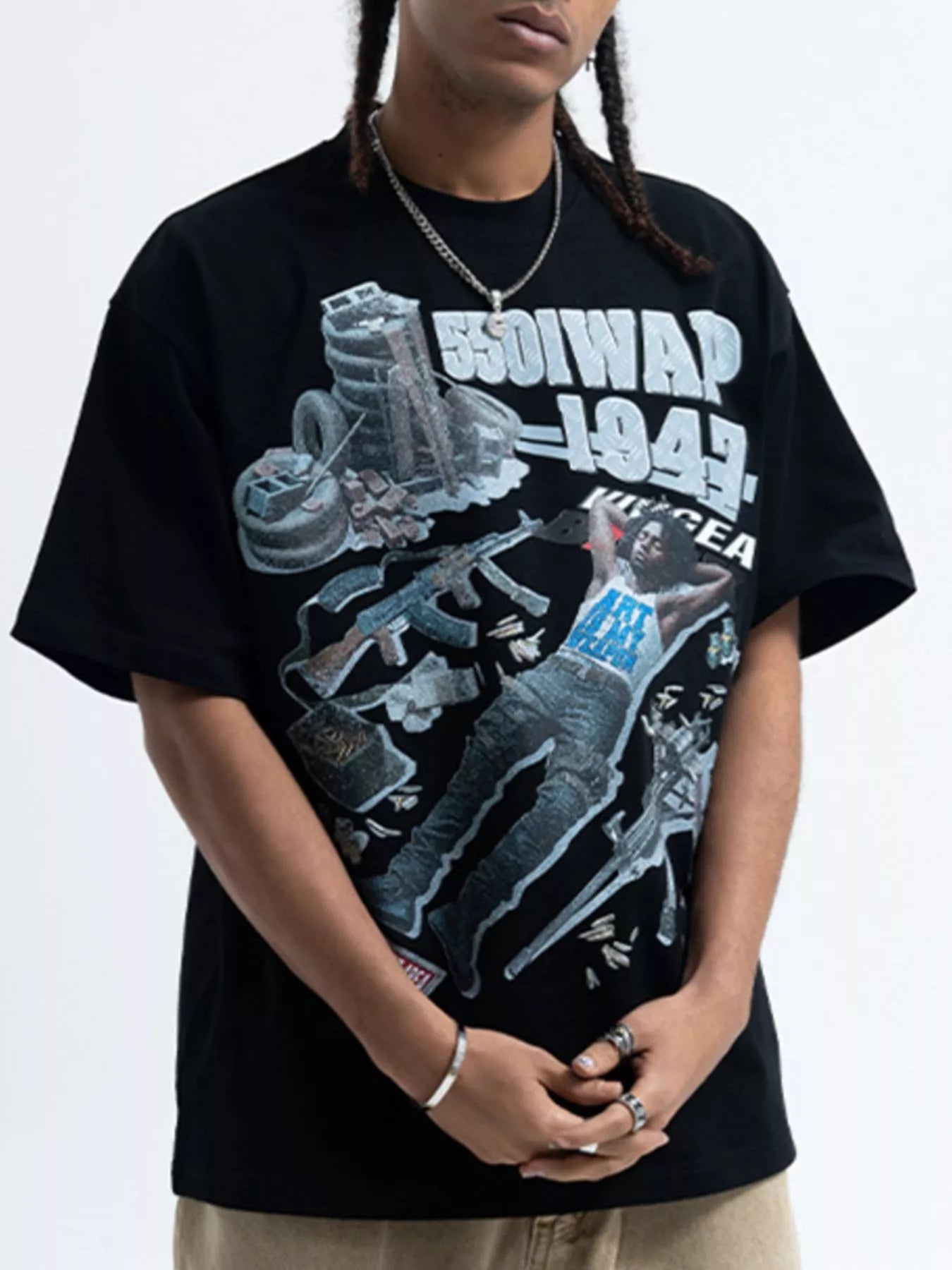 Men's Graphic Round Neck Half Sleeve T-Shirt - DicartluzeDicartluze4dbec13d - 0640 - 4d69 - 8f03 - 8225453d6a78 - Max - Origin