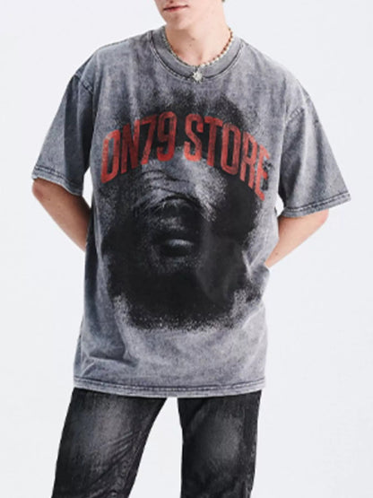 Men's Graphic Round Neck Short Sleeve T-Shirt - DicartluzeDicartluze53665f64 - 84fc - 410a - 82f2 - c288ec568d91 - Max - Origin