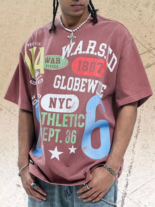 Men's Graphic Round Neck Short Sleeve T-Shirt - DicartluzeDicartluze643e4628 - c4ef - 42b9 - a09c - 64142c25a2f6 - Max - Origin