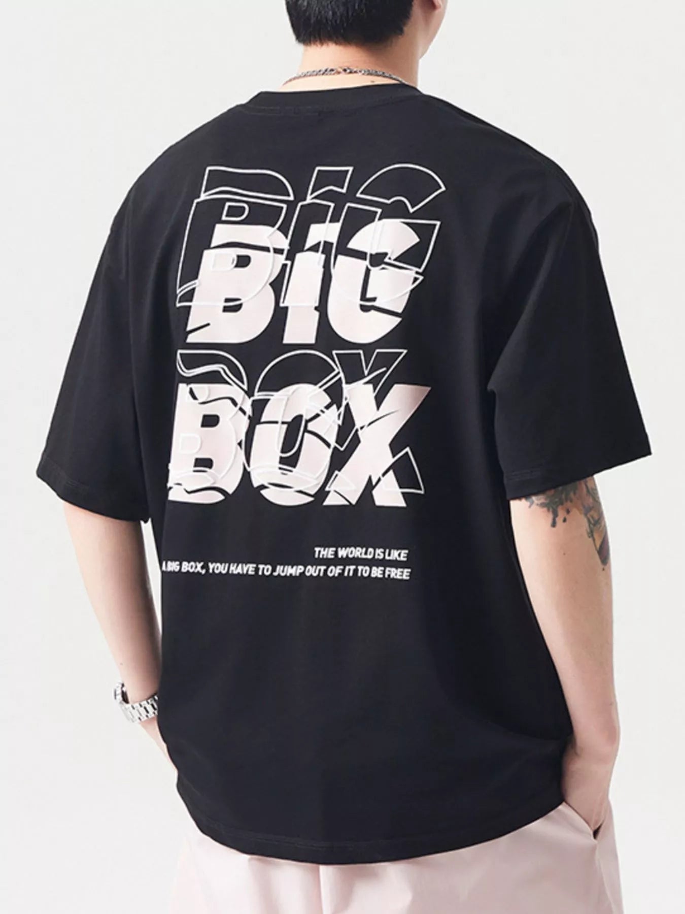 Men's Plus Size Big Box Graphic Casual T-Shirt - DicartluzeDicartluzeb54112b6 - c275 - 4da7 - abff - 9343fa66d039 - Max - Origin