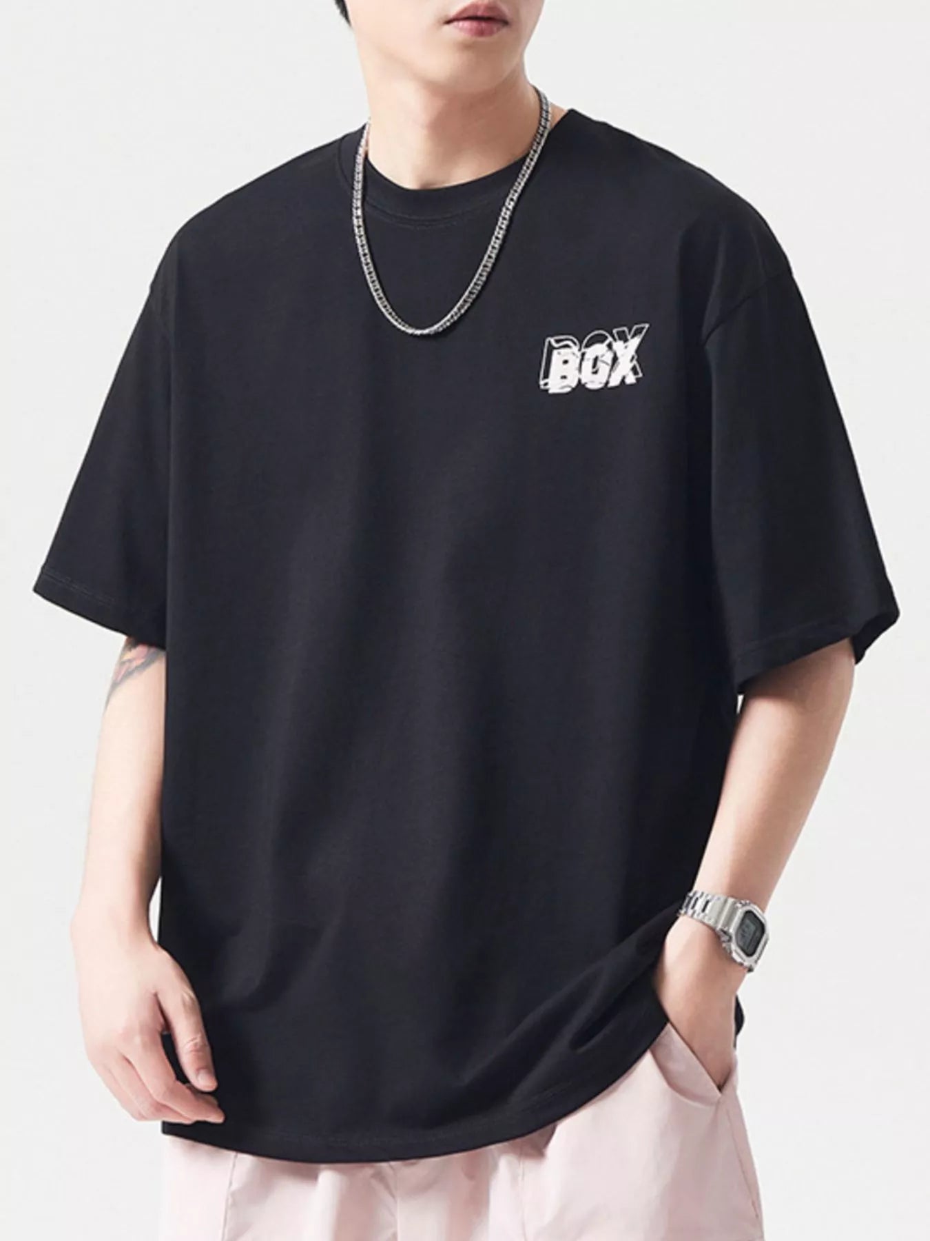 Men's Plus Size Big Box Graphic Casual T-Shirt - DicartluzeDicartluze043589b1 - 53da - 4db2 - b1a8 - d6e641260cce - Max - Origin