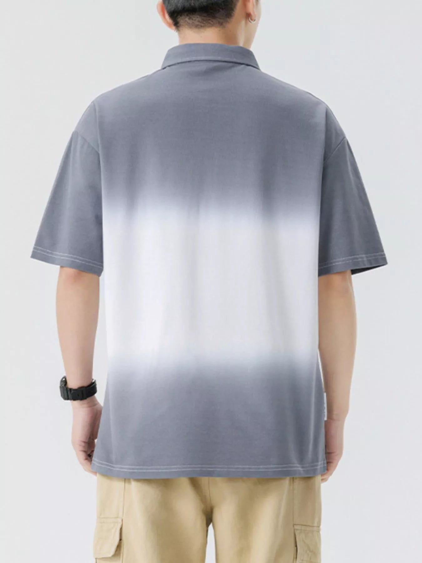 Men's Plus Size Button Detail Short Sleeve Polo - DicartluzeDicartluze20b7724b - 92ff - 425f - ba51 - 29a8af63162b - Max - Origin