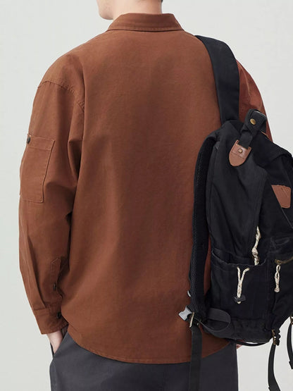 Men's Plus Size Button Up Long Sleeve Shirt - DicartluzeDicartluze1cf67c0b - 21b0 - 48d5 - b5f2 - 615603dbb729 - Max - Origin