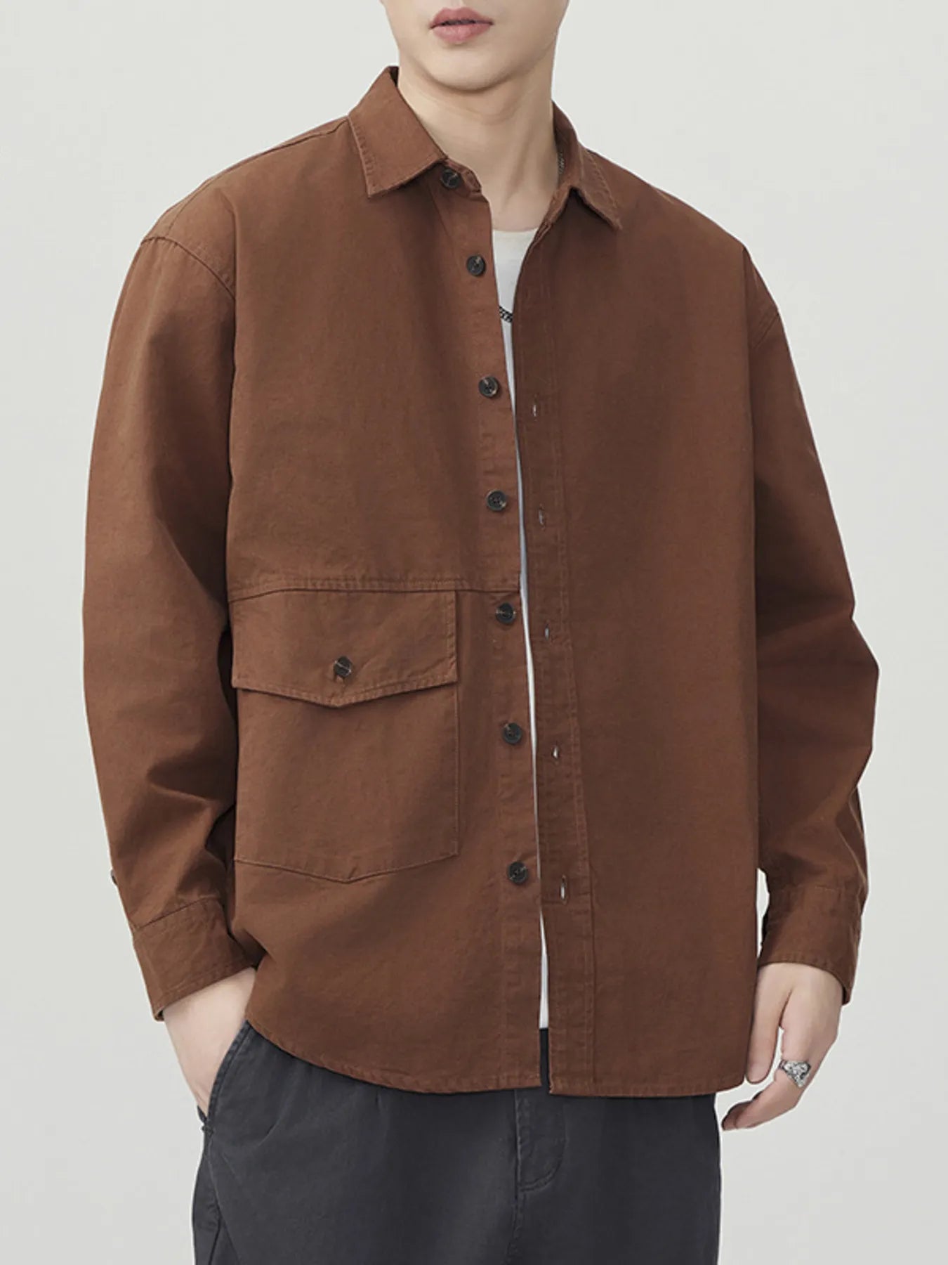 Men's Plus Size Button Up Long Sleeve Shirt - DicartluzeDicartluze688141c073424495a66cc7a9ae61767a - Max - Origin