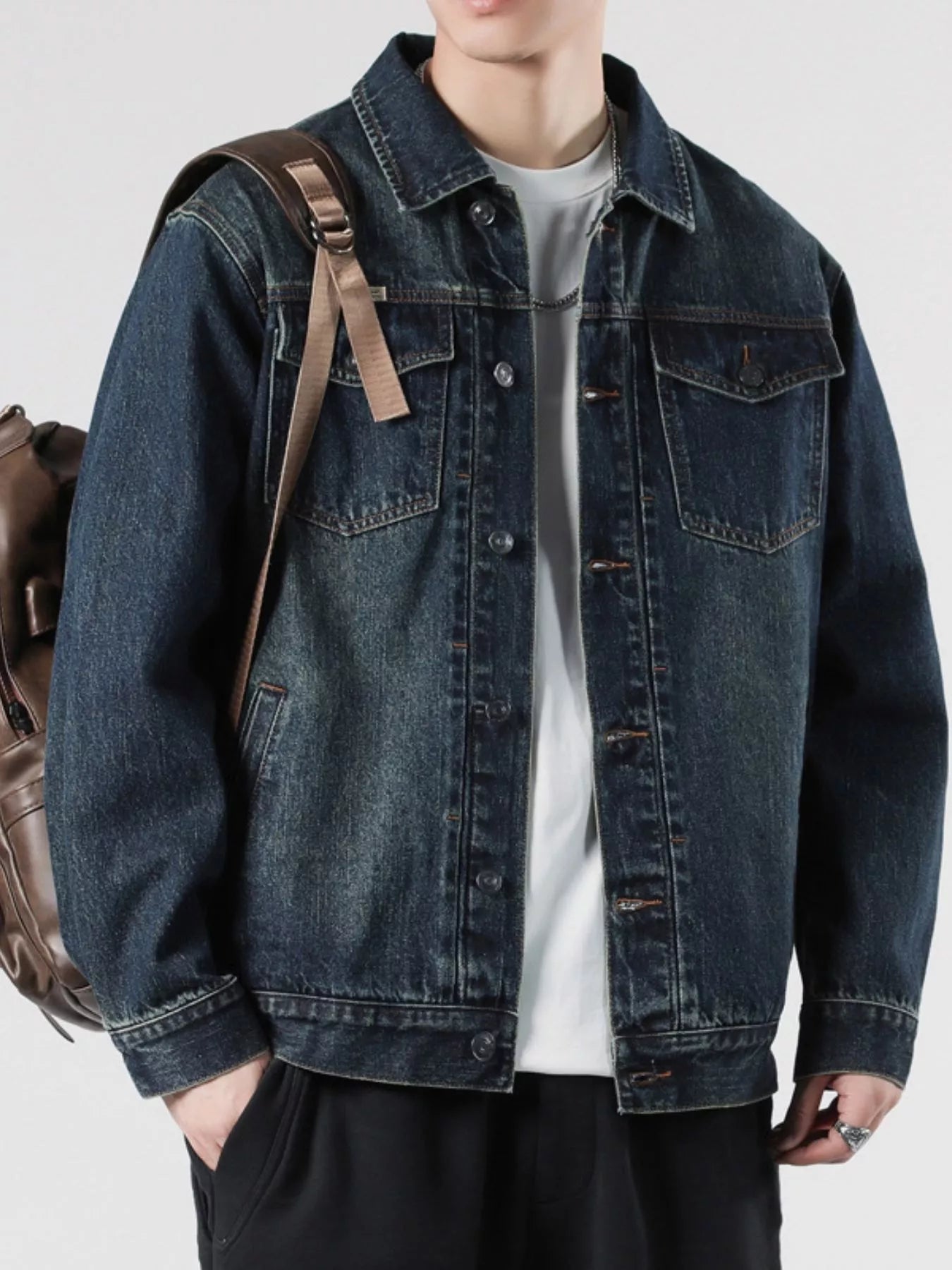 Men's Plus Size Button Up Wash Denim Jacket - DicartluzeDicartluzedee76079 - 9482 - 48e7 - 8b4b - 8de7e507c795 - Max - Origin