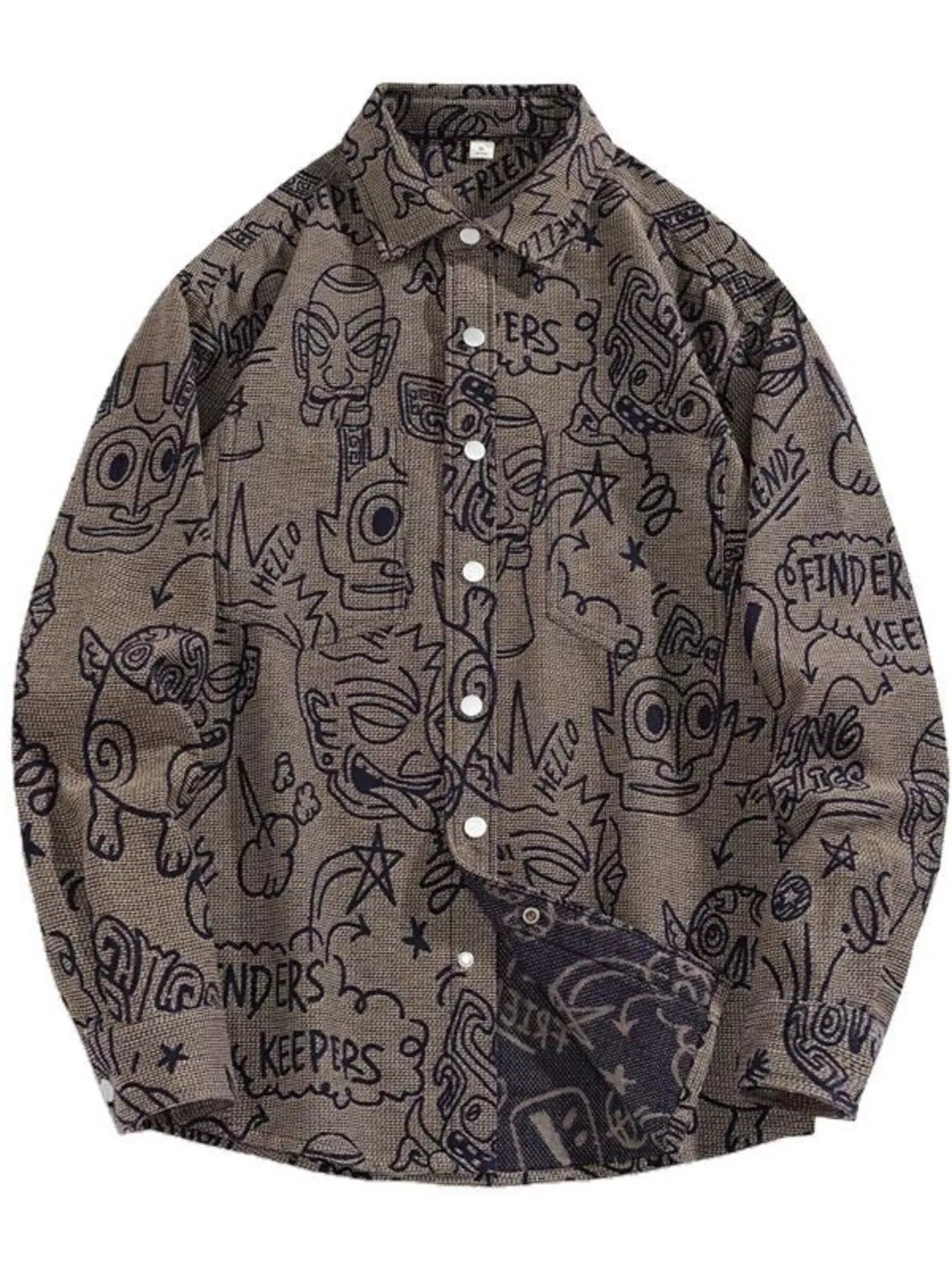 Men's Plus Size Casual Button Up Long Sleeve Shirt - DicartluzeDicartluze00a4d9fc - 481a - 4250 - bc51 - 350fddc92290 - Max - Origin