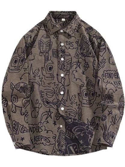 Men's Plus Size Casual Button Up Long Sleeve Shirt - DicartluzeDicartluze00a4d9fc - 481a - 4250 - bc51 - 350fddc92290 - Max - Origin