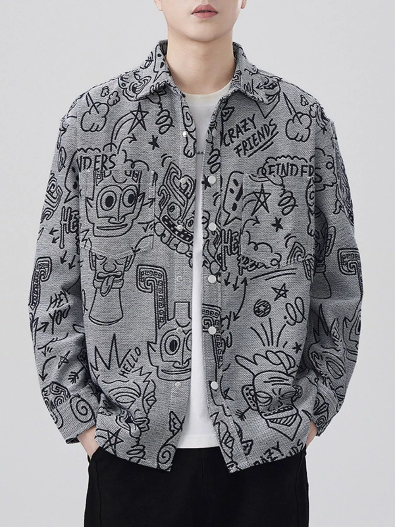 Men's Plus Size Casual Button Up Long Sleeve Shirt - DicartluzeDicartluze9f4abb52 - 61bc - 428f - a39e - 72082e8508b3 - Max - Origin