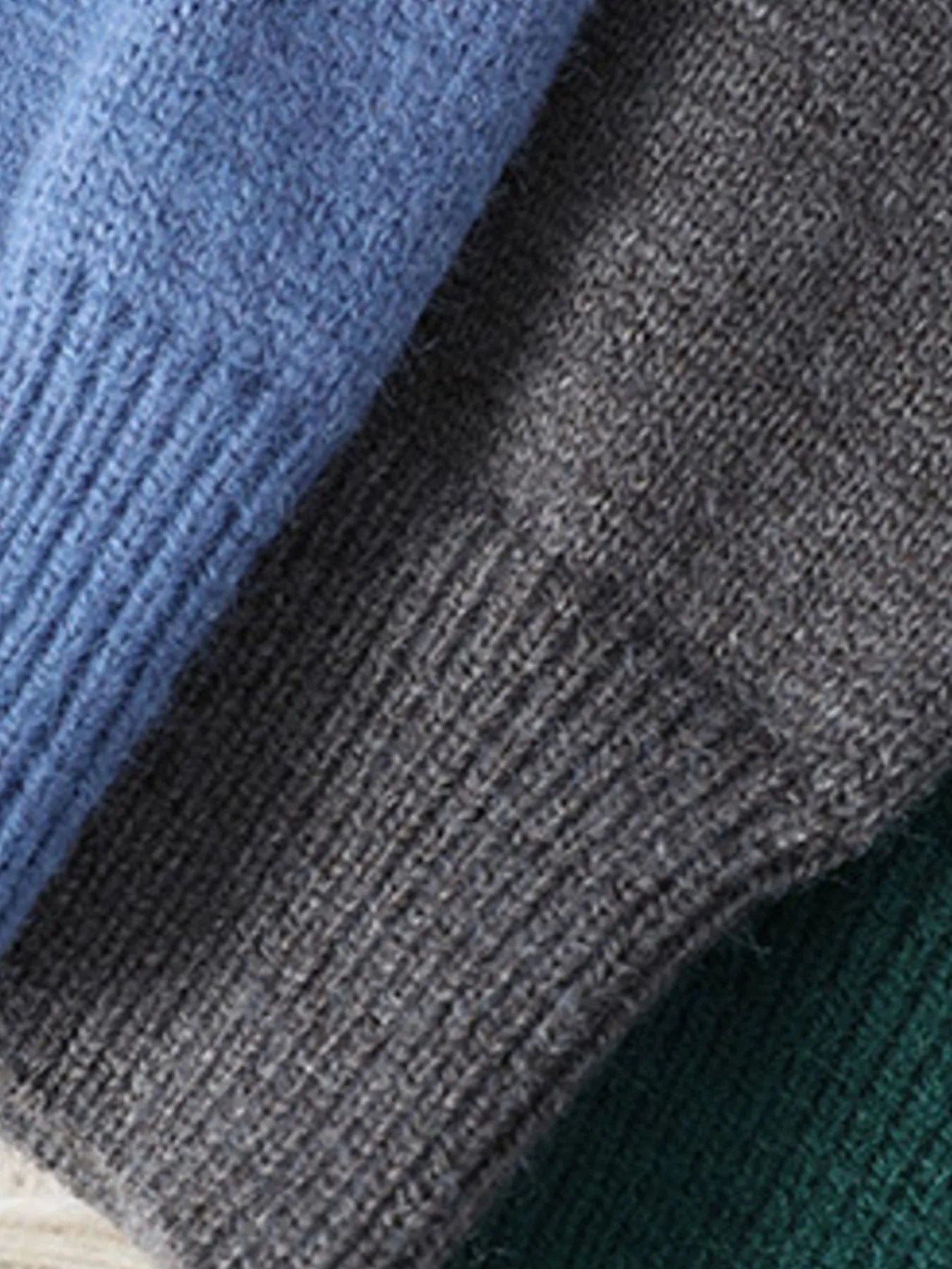 Men's Plus Size Color Block Cable Knit Sweater - DicartluzeDicartluze0930ff70 - 84c3 - 4fde - 93bf - b08ce91a1367 - Max - Origin