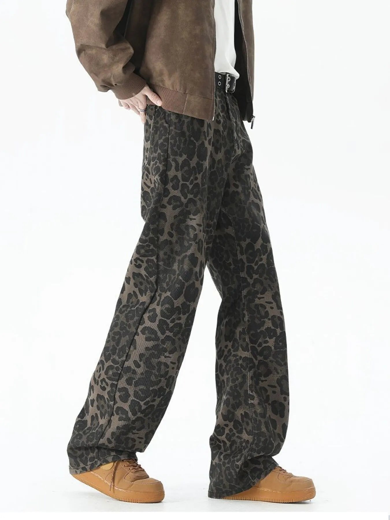 Men's Plus Size Leopard Print Loose Fit Jeans - DicartluzeDicartluze3d45c98763e24c0fb225a555ffb605f0 - Max - Origin