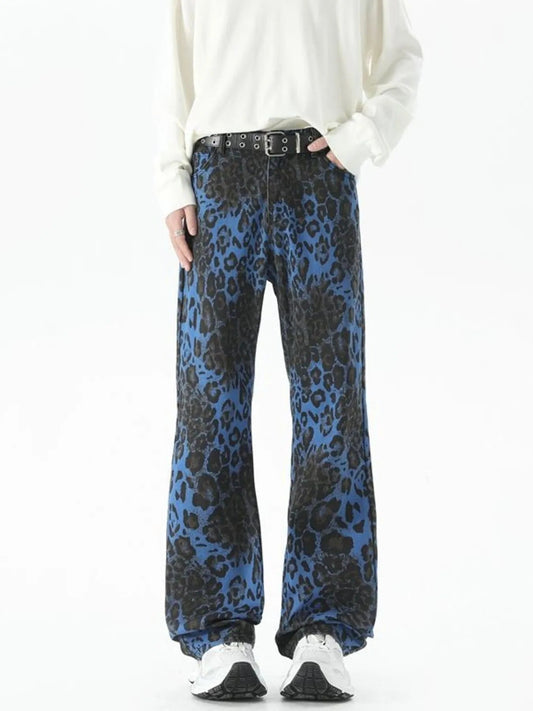 Men's Plus Size Leopard Print Loose Fit Jeans - DicartluzeDicartluze59a3d38b185a4634840c1385ddd4b999 - Max - Origin