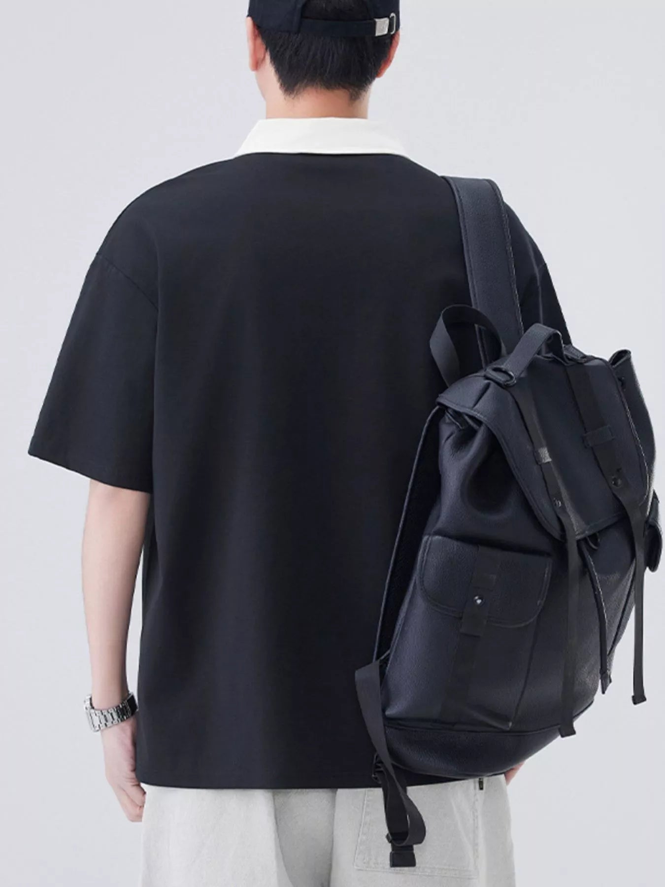 Men's Plus Size Quarter Zip Short Sleeve Polo - DicartluzeDicartluzefbb0bee8 - 6313 - 4988 - 8934 - 0b77d33f3d14 - Max - Origin