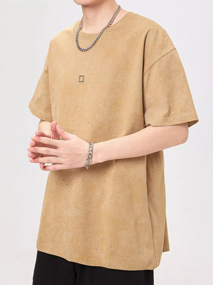 Men's Plus Size Round Neck Relaxed Fit T-Shirt - DicartluzeDicartluze5a934742 - fb56 - 4c6b - 947e - e72a2e4026ce - Max - Origin