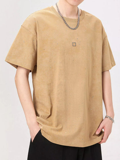 Men's Plus Size Round Neck Relaxed Fit T-Shirt - DicartluzeDicartluze46b750ef - ae63 - 4988 - a2ab - 543ccea7301d - Max - Origin