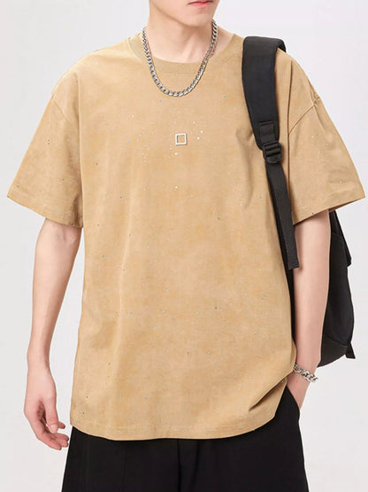 Men's Plus Size Round Neck Relaxed Fit T-Shirt - DicartluzeDicartluze974c0ccf - 1e10 - 47f6 - b310 - 69b6cebb473c - Max - Origin