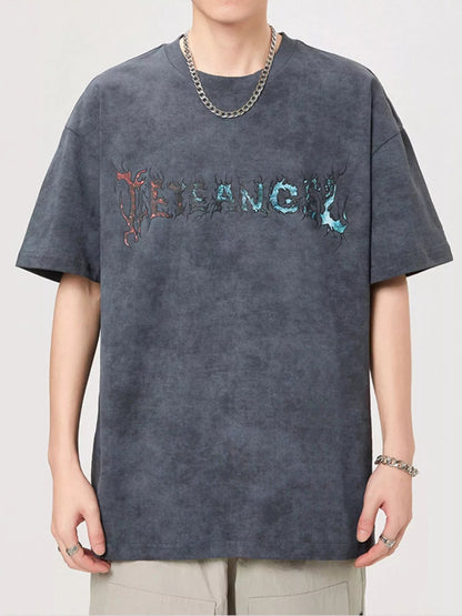 Men's Plus Size Round Neck Short Sleeve T-Shirt - DicartluzeDicartluze887e64a7 - bcad - 41f2 - bbc4 - 50625417bd0a - Max - Origin