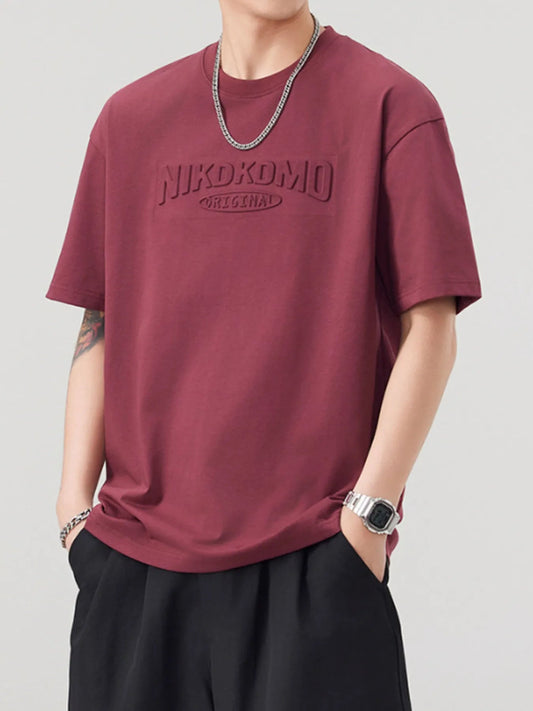 Men's Plus Size Round Neck Short Sleeve T-Shirt - DicartluzeDicartluzec50a845281584c65b19591efeaa55141 - Max - Origin