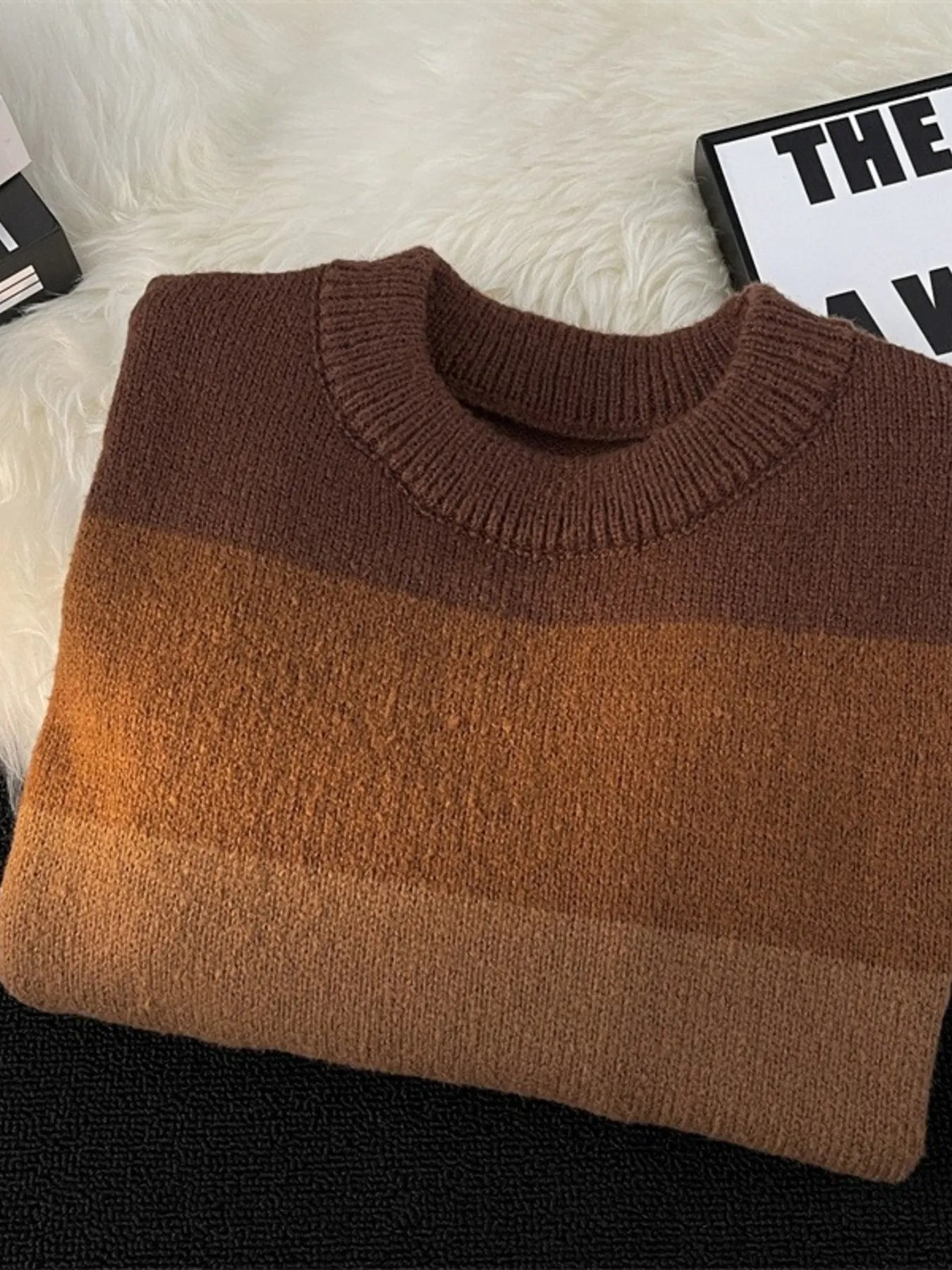 Men's Plus Size Striped Color Block Knit Pullover - DicartluzeDicartluzecfefa4818396445b8dc10a196f14c584 - Max - Origin