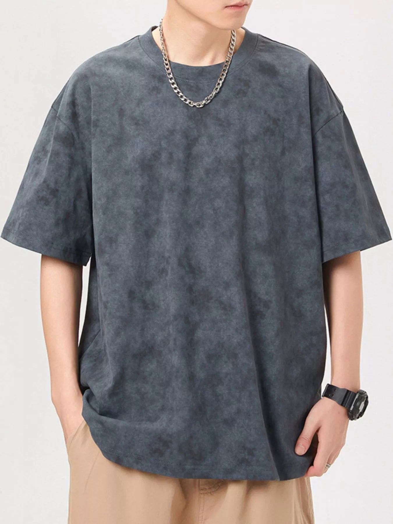 Men's Plus Size Vintage Washed Round Neck Oversized T-Shirt - DicartluzeDicartluzec1bab21b - ca4c - 43d0 - 80d4 - 889fc8ee706a - Max - Origin