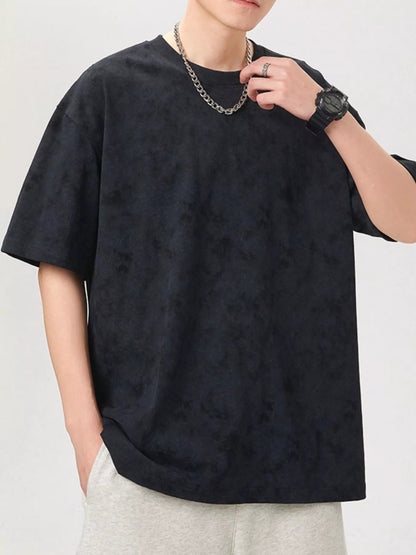 Men's Plus Size Vintage Washed Round Neck Oversized T-Shirt - DicartluzeDicartluze2101e572 - 58d2 - 4b57 - 8f5f - 9bfd3f3b9804 - Max - Origin