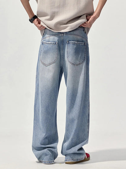 Men's Ripped Wide Leg Jeans - DicartluzeDicartluze519448bf426d402a85ff61245daccb72 - Max - Origin