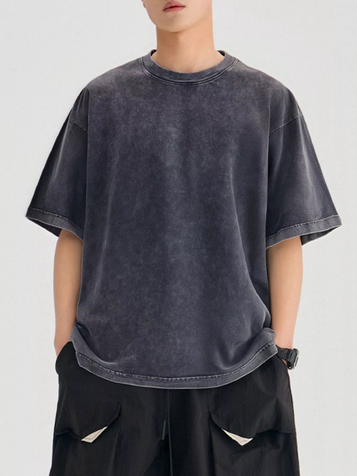 Men's Round Neck Short Sleeve T-Shirt - DicartluzeDicartluze6215ca33 - 2be3 - 40a5 - 99a0 - c3392535bead - Max - Origin