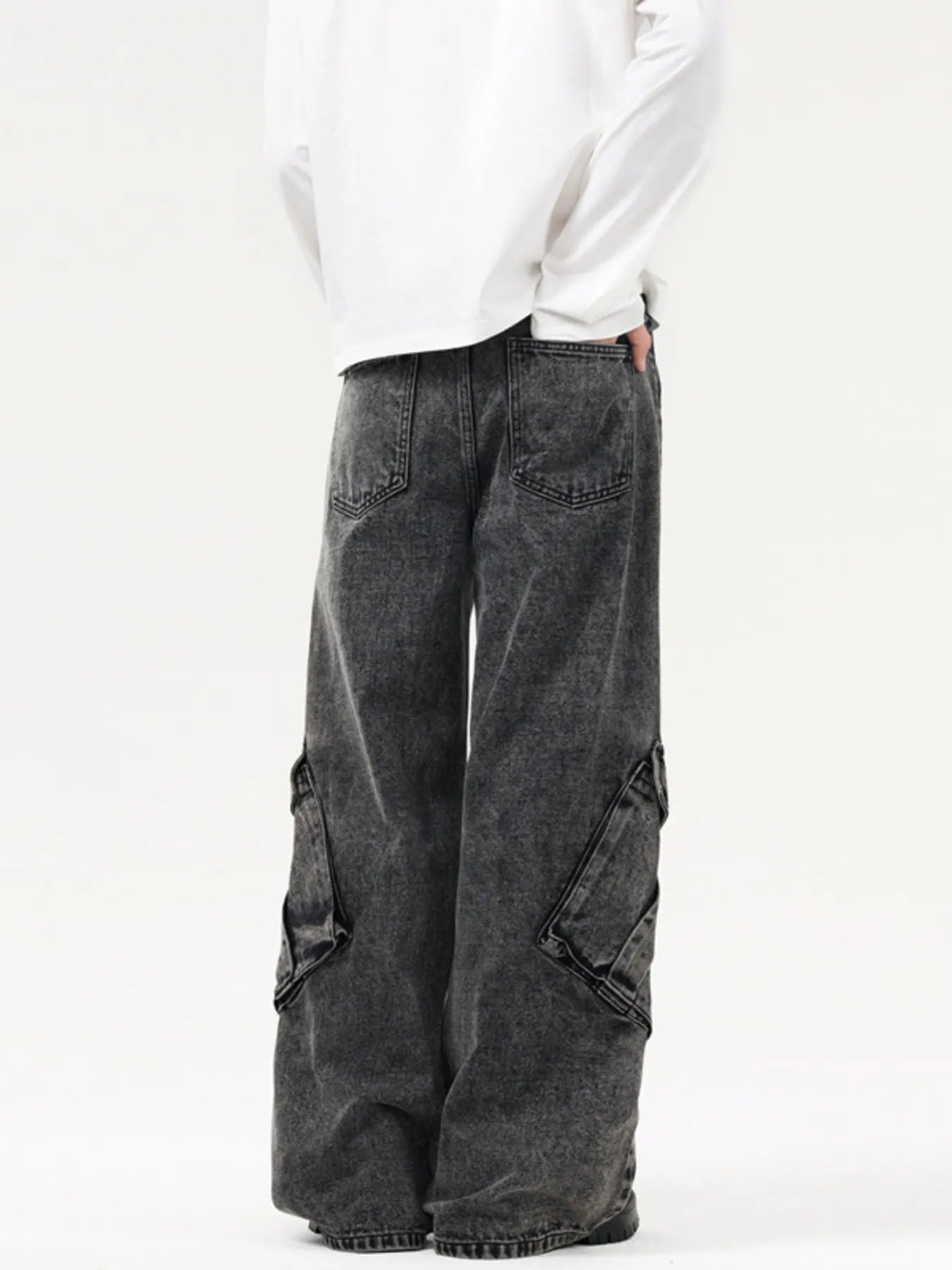 Men's Wide Leg Cargo Jeans - DicartluzeDicartluzed9d94f923d224f9db5e9e7064821d1cf - Max - Origin