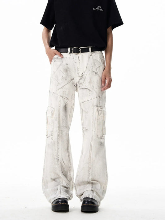 Men's Wide Leg Cargo Jeans - DicartluzeDicartluzea6e7a7ea7f06451db074b6892a77cbfd - Max - Origin