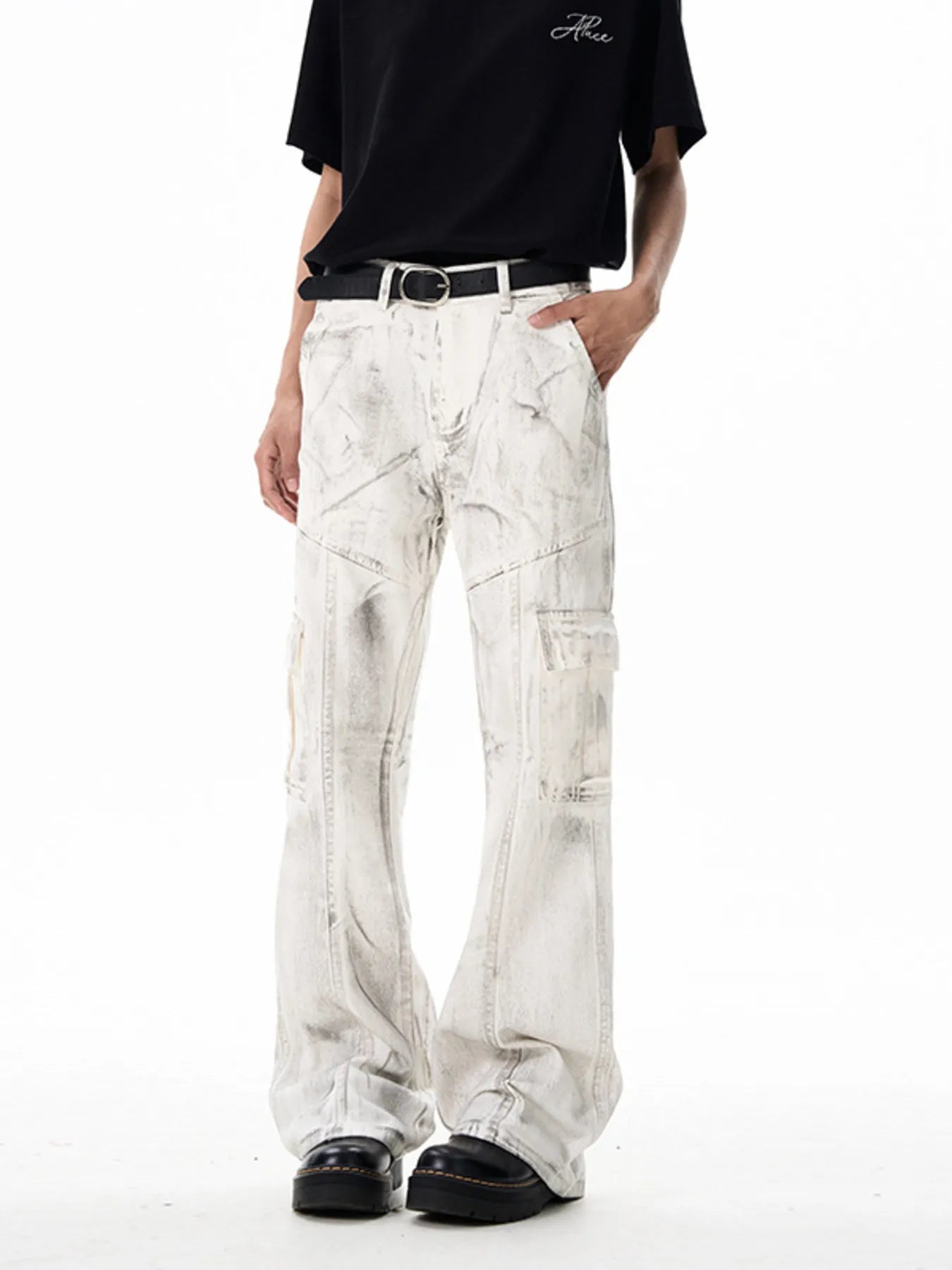 Men's Wide Leg Cargo Jeans - DicartluzeDicartluze1369b1b3cbb14c7f8466134dbb661a40 - Max - Origin