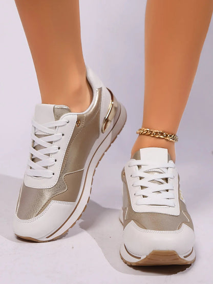 Multi - Color Leopard Lace Up Sneakers - DicartluzeDicartluze40740e5c2a8a42ab855f01e539a566cc - Max - Origin