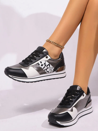 Multi - Color Leopard Lace Up Sneakers - DicartluzeDicartluze01598a8a - d022 - 4437 - 997e - 8fa442d32d3c - Max - Origin