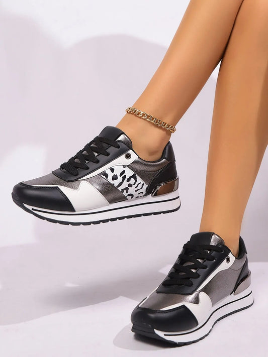 Multi - Color Leopard Lace Up Sneakers - DicartluzeDicartluze01598a8a - d022 - 4437 - 997e - 8fa442d32d3c - Max - Origin