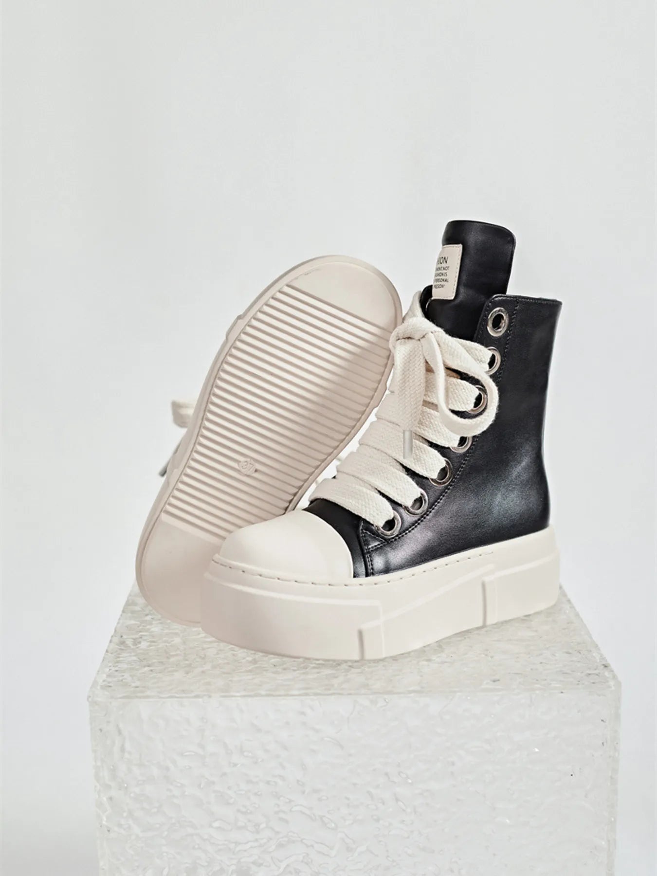 Platform Lace Up Contrast Sneakers - DicartluzeDicartluzedf01545c742c479a98663cd175ecf2e0 - Max - Origin