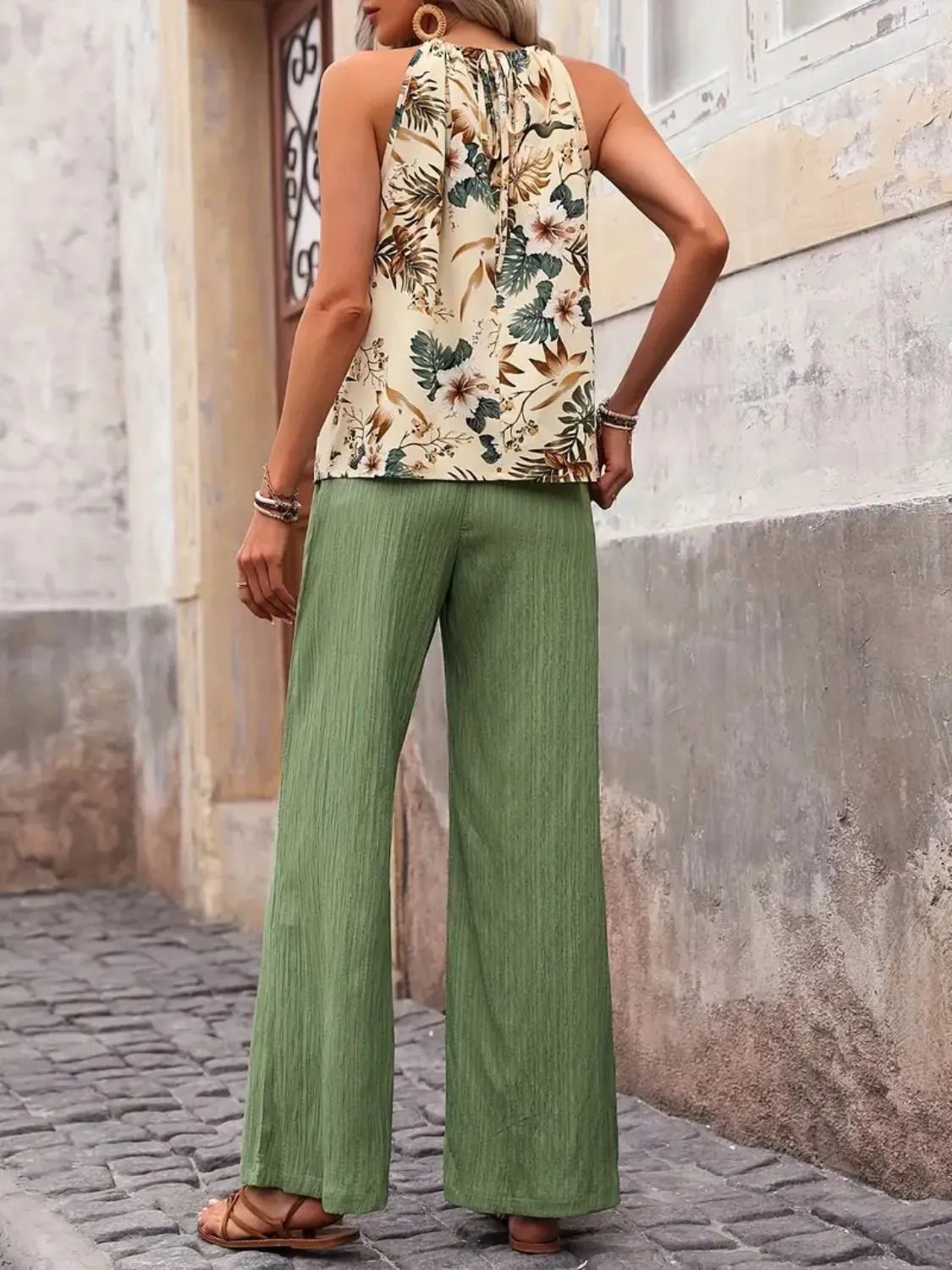 Printed Tank Top and Wide Leg Pants Set - DicartluzeDicartluze2791ec9e - 4823 - 425a - b150 - 4fc97419e55f - Max - Origin