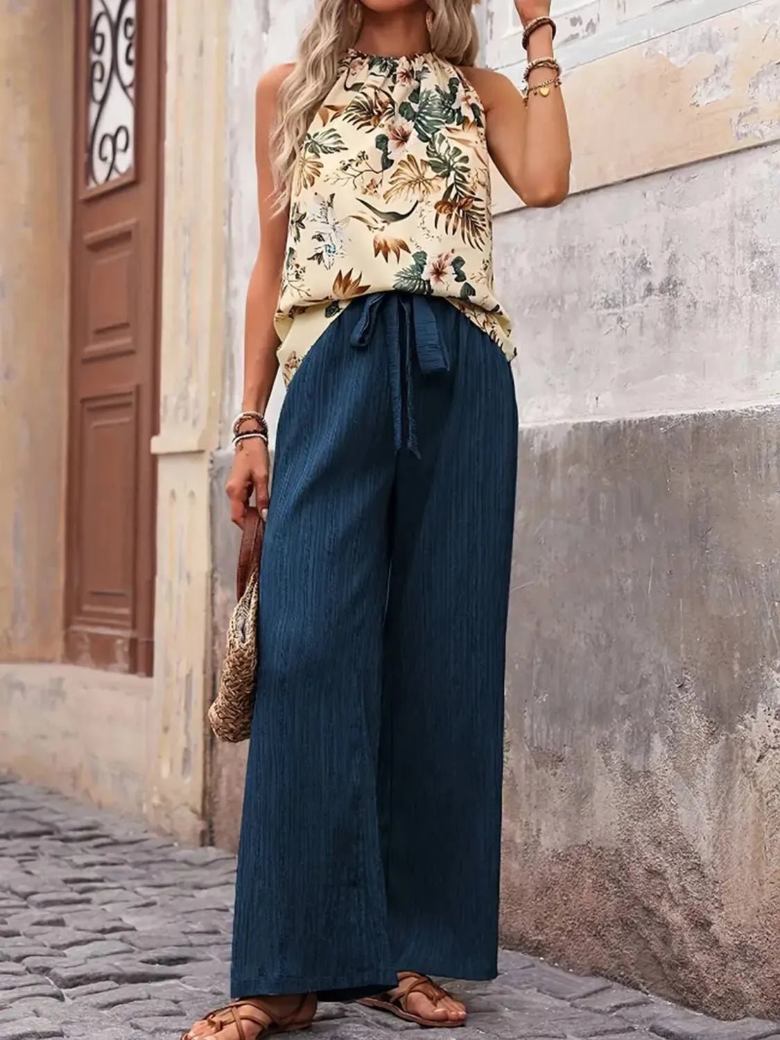 Printed Tank Top and Wide Leg Pants Set - DicartluzeDicartluze85029f11 - 8947 - 4edf - ac2c - f26284733e88 - Max - Origin