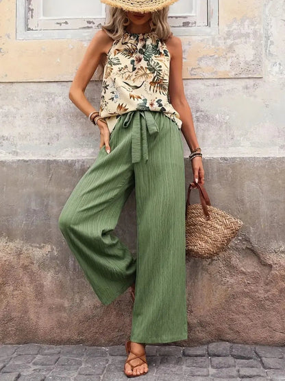 Printed Tank Top and Wide Leg Pants Set - DicartluzeDicartluze52a0730a - fa4f - 4eb7 - 8e3e - 11fc066b2cd8 - Max - Origin