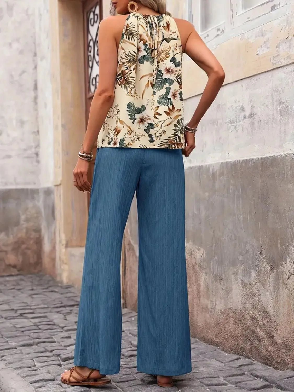 Printed Tank Top and Wide Leg Pants Set - DicartluzeDicartluze58803f13 - c9cd - 4233 - 97af - 5733ac525998 - Max - Origin
