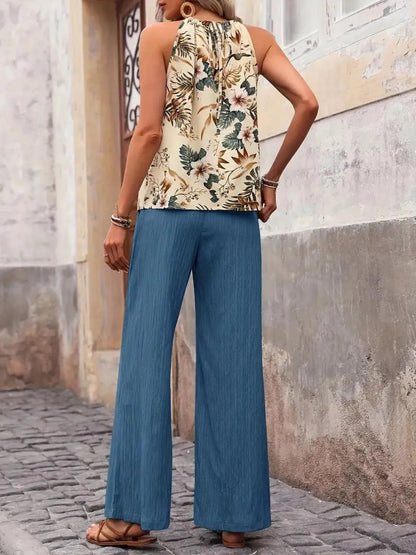 Printed Tank Top and Wide Leg Pants Set - DicartluzeDicartluze58803f13 - c9cd - 4233 - 97af - 5733ac525998 - Max - Origin