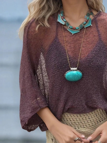 Round Neck Long Sleeve Cover - Up - DicartluzeDicartluze4f66c4ed - 1535 - 44c8 - 80c3 - 3d1801f6fa26 - Max