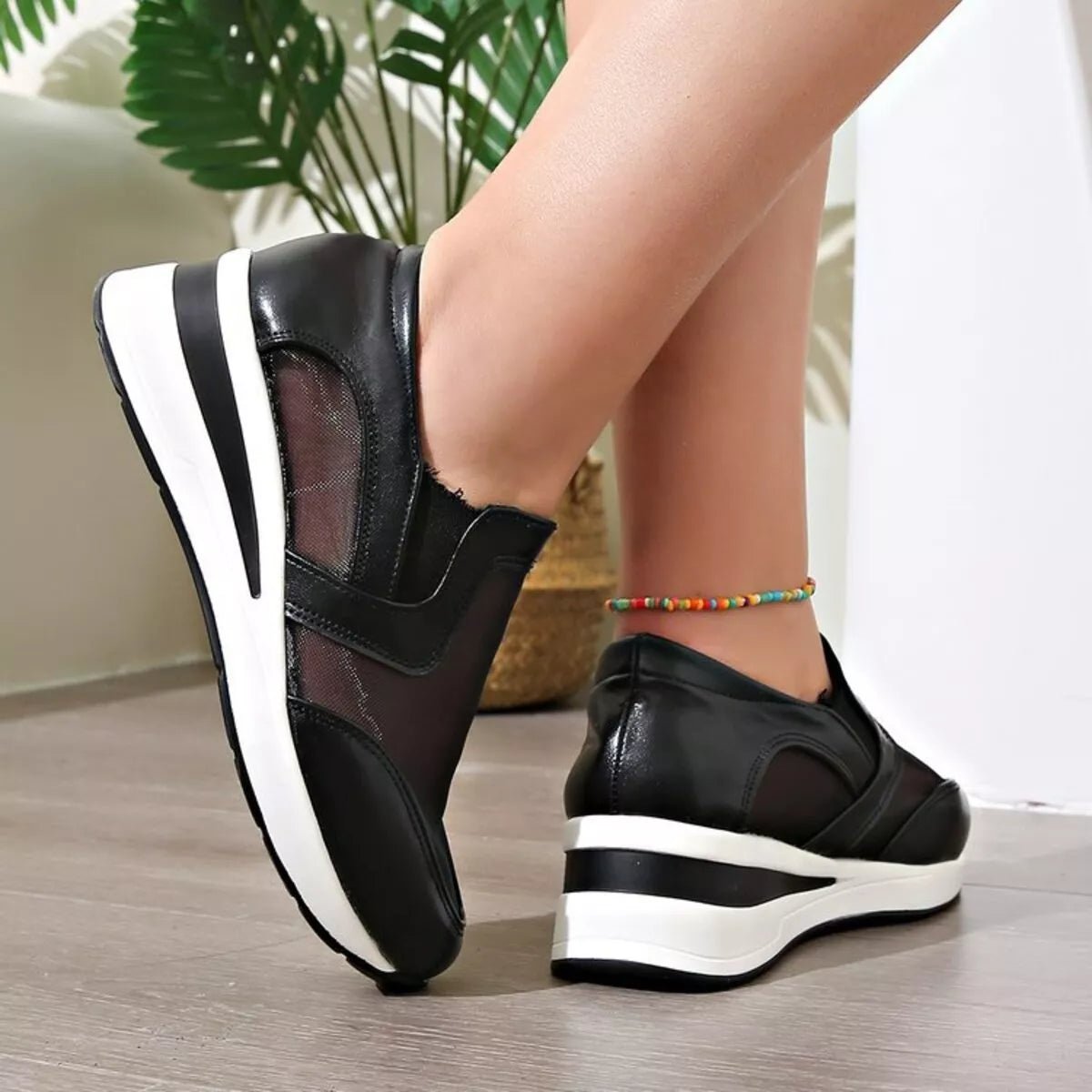 Round Toe Wedge Sneakers - DicartluzeDicartluze2941e7c3f92449b98ef3a45fb620d4e0 - Max - Origin