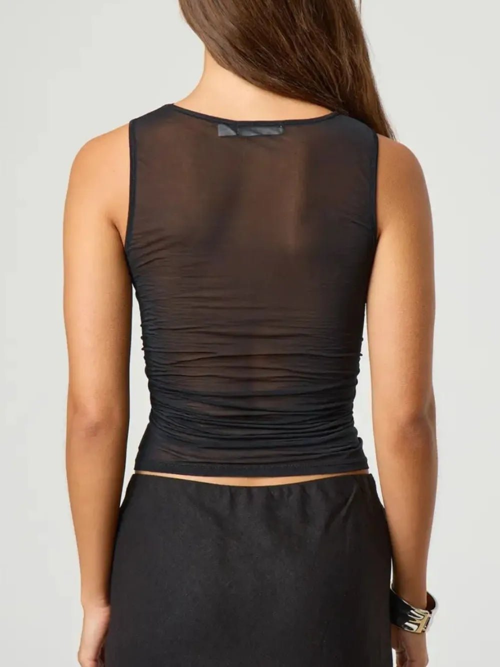 Ruched Round Neck Tank - DicartluzeDicartluze4a1cf842 - d861 - 4cf9 - b8fa - 2d29f4a12a54 - Max