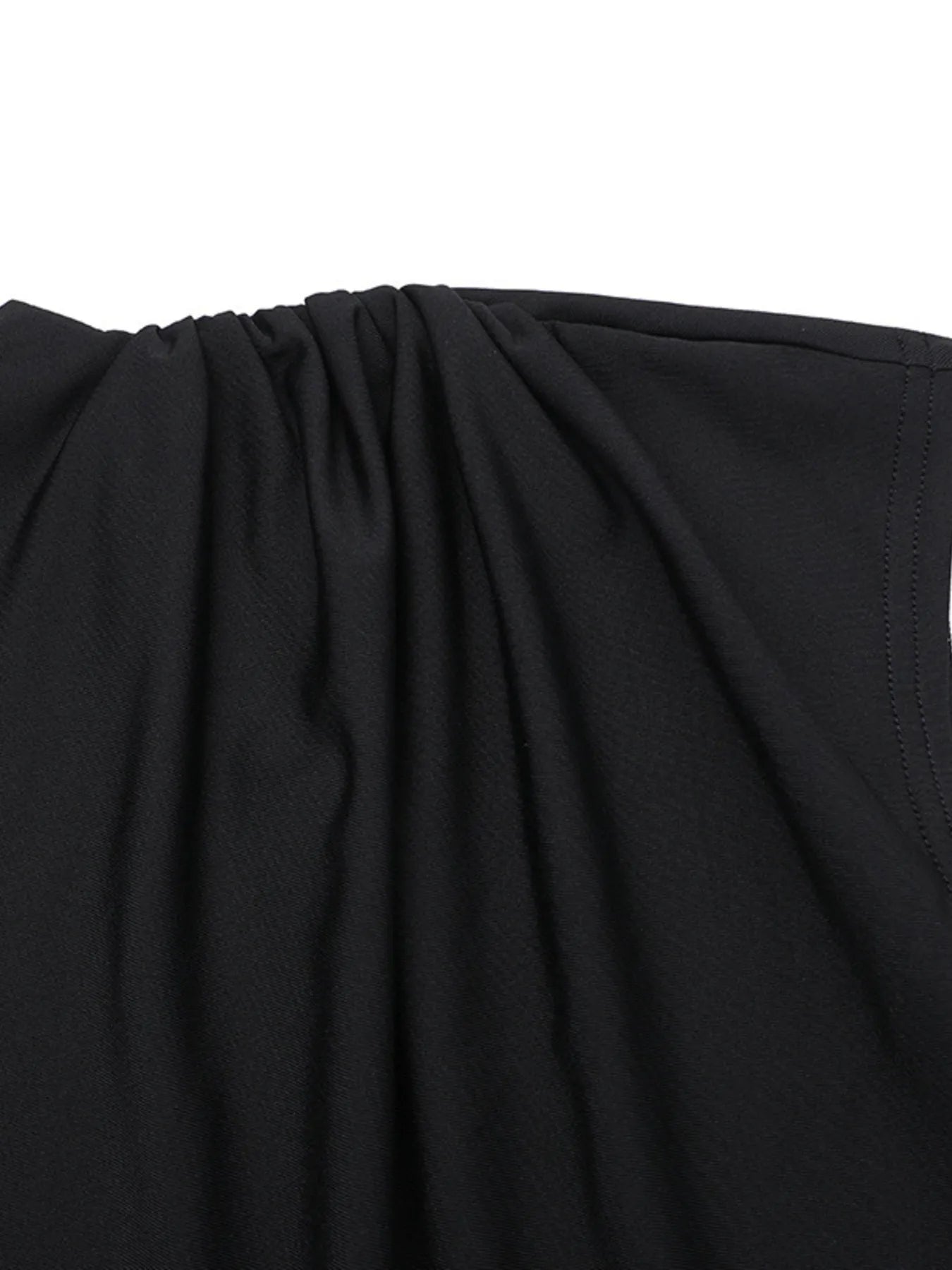 Ruched Slit Cap Sleeve Maxi Dress - DicartluzeDicartluze0ccf6f73545448b98dc6711b494baad8 - Max - Origin