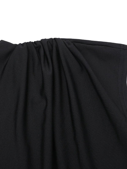 Ruched Slit Cap Sleeve Maxi Dress - DicartluzeDicartluze0ccf6f73545448b98dc6711b494baad8 - Max - Origin