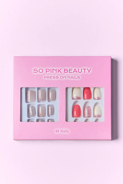 SO PINK BEAUTY Press On Nails 2 Packs - DicartluzeDicartluze8d640a31 - dc26 - 4ee5 - 9dc7 - 022db92a02cf - Max